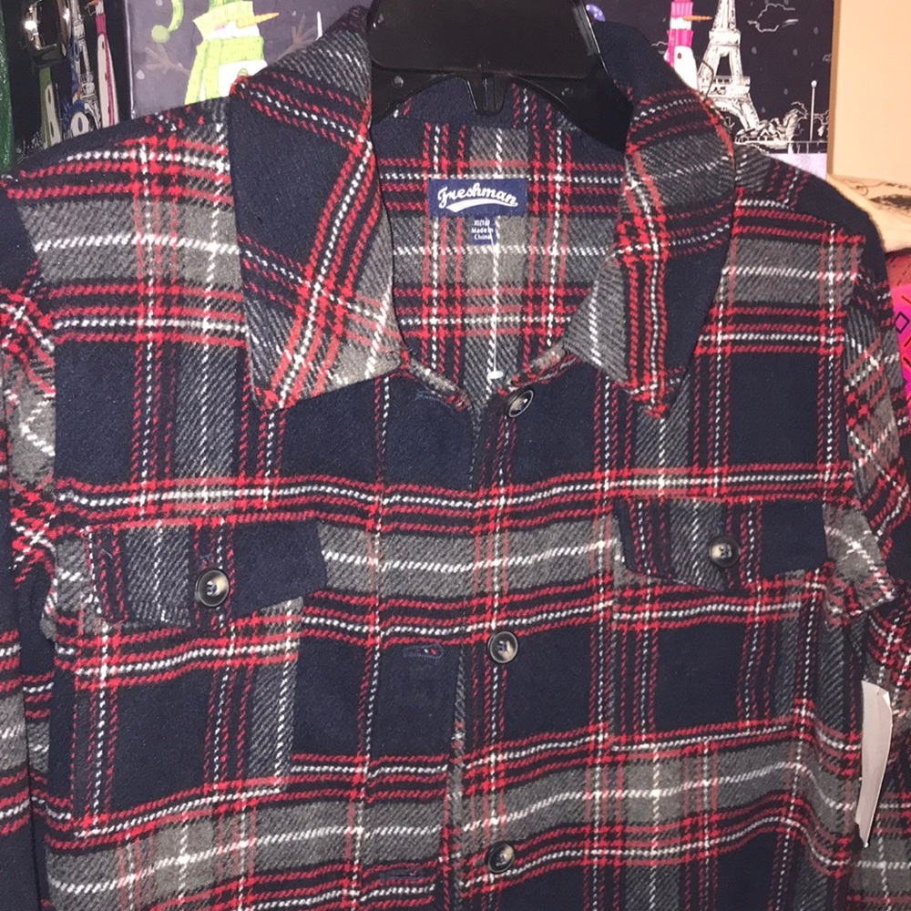 Freshman brand girl’s plaid jacket